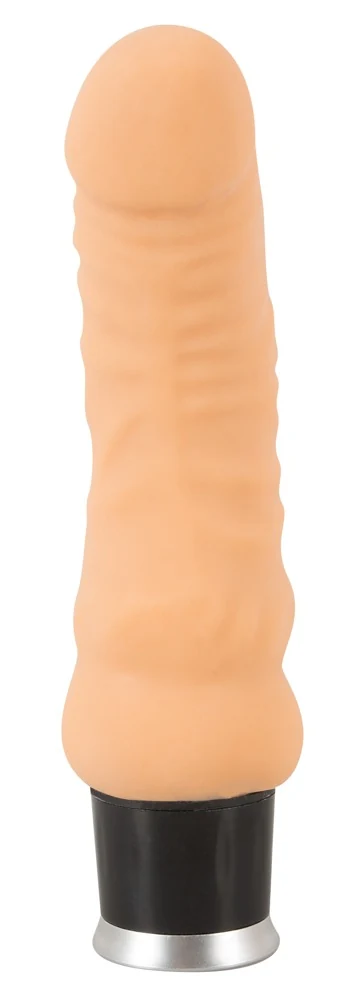 Realistische vibrator met buiging en 8 standen