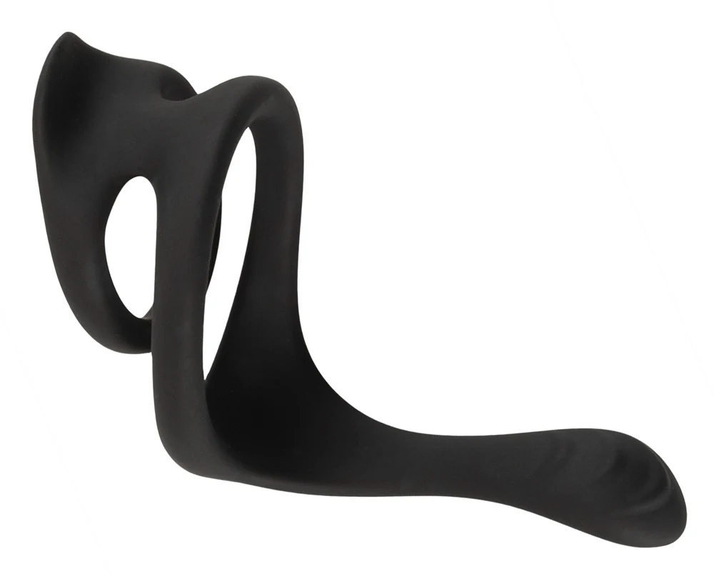 Erecto cock & ball ring met perineum stimulator