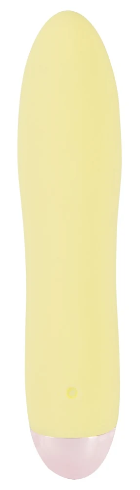 Gele minivibrator oplaadbaar en waterdicht