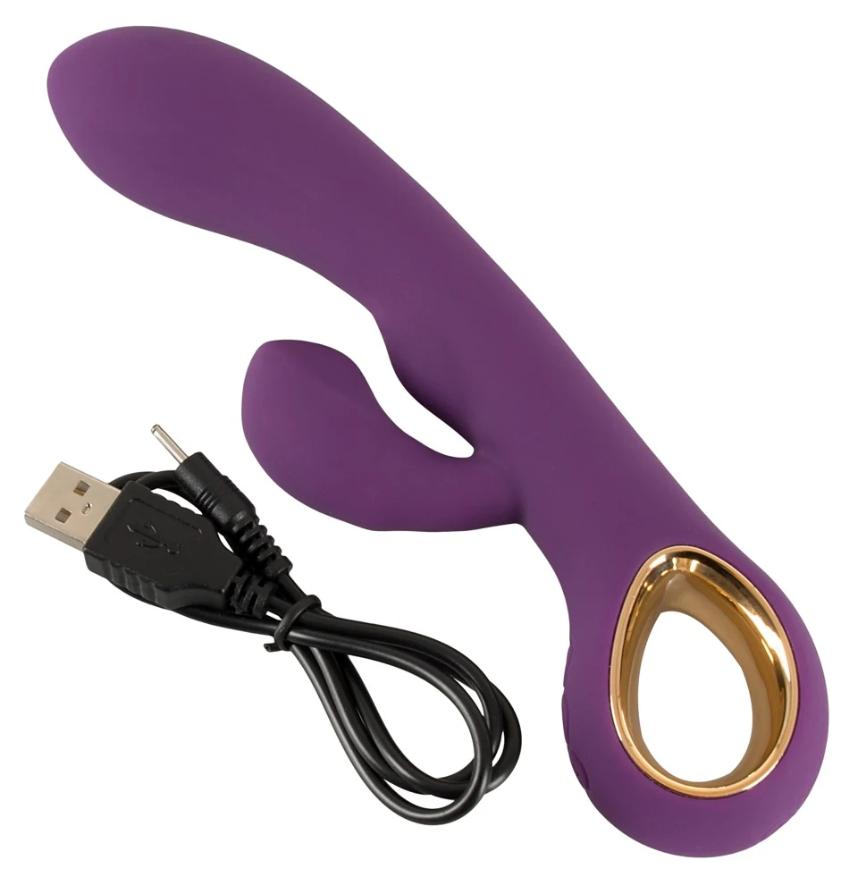 Rabbit vibrator met clitorisstimulator oplaadbaar