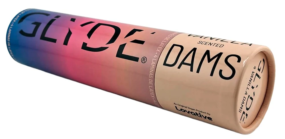 GLYDE Dams Vanilla likdoekjes 4 stuks