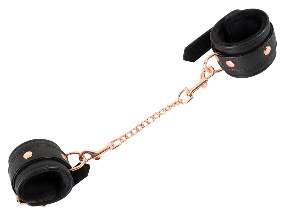 Bad Kitty handboeien met roségoudkleurige ketting