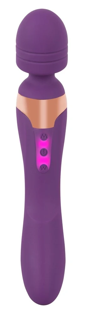 Dubbelzijdige vibrator met kogelkop