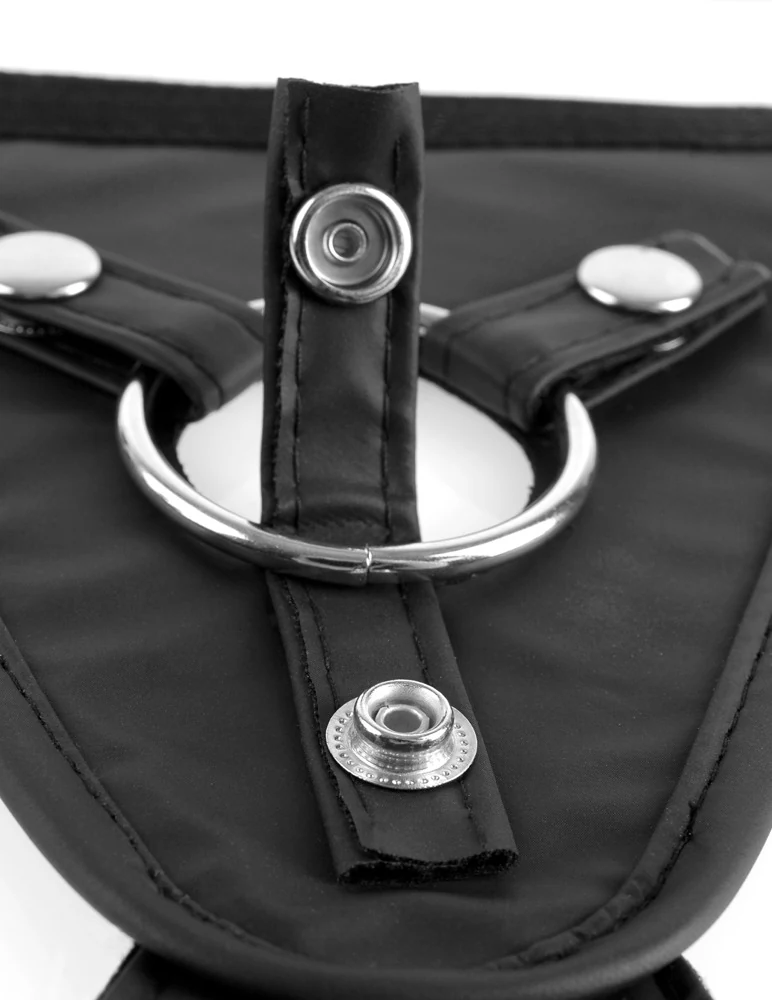 Verstelbaar strap-on harnas met ringen