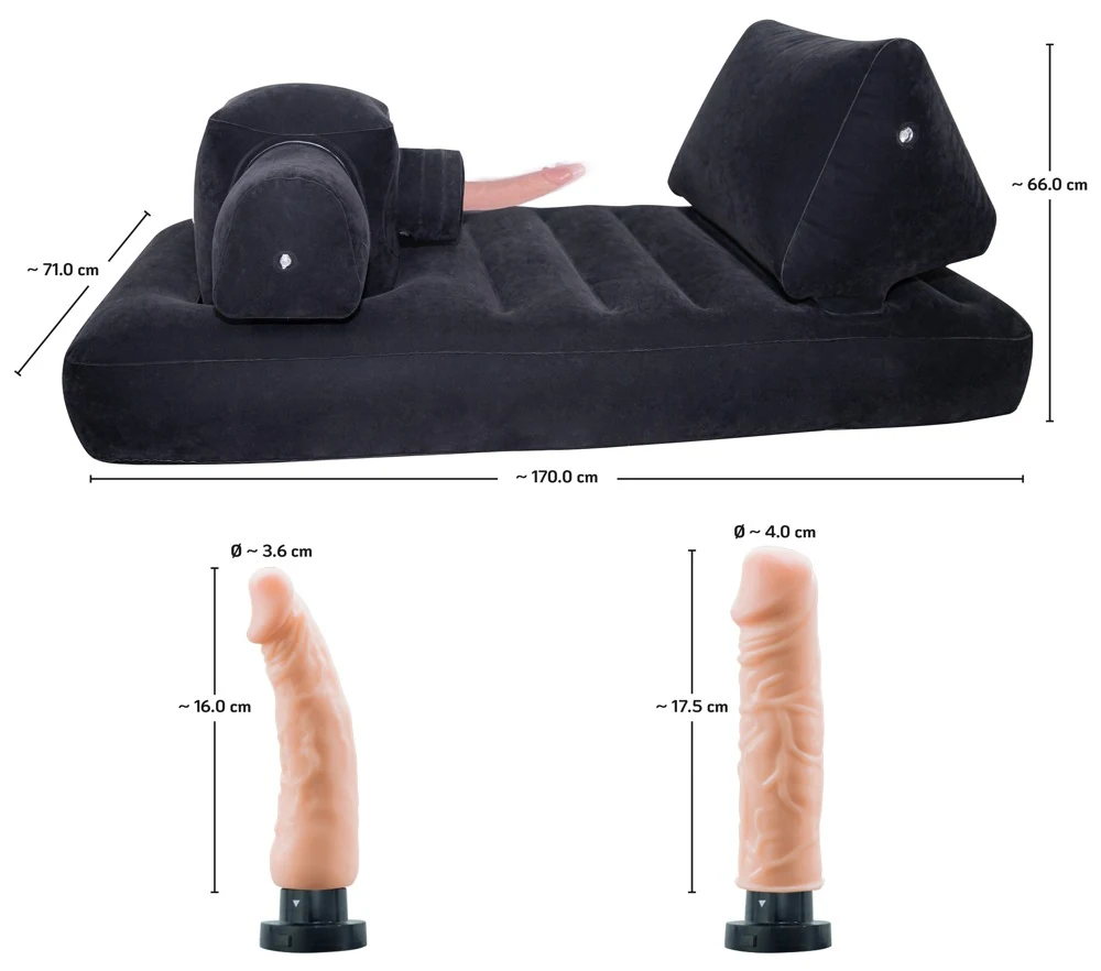 You2Toys Velvet Luxury Bed
