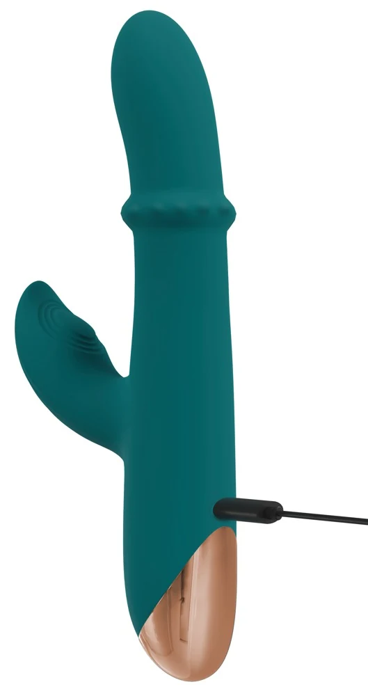 Thumping Rabbit Vibrator met bewegende ring