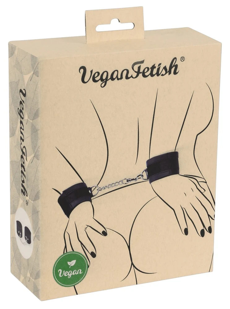 Vegan handboeien met afneembare ketting