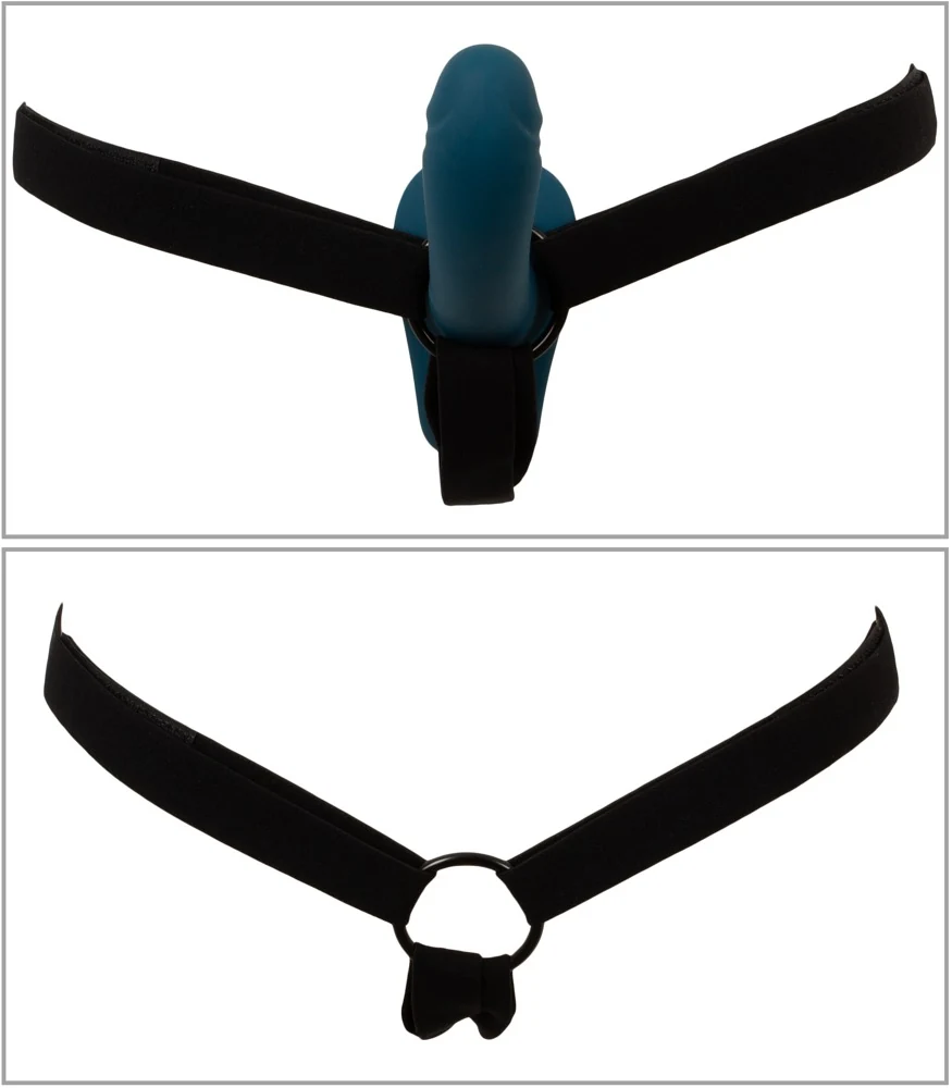 Strap-on set met vibrator en afstandsbediening
