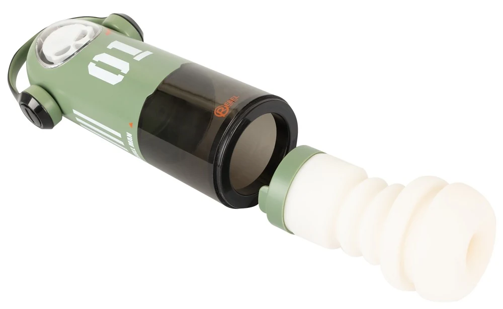 Rebel Skull masturbator met vibratie, warmte en massage