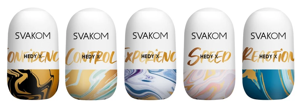 SVAKOM Hedy X set van 5 masturbator sleeves