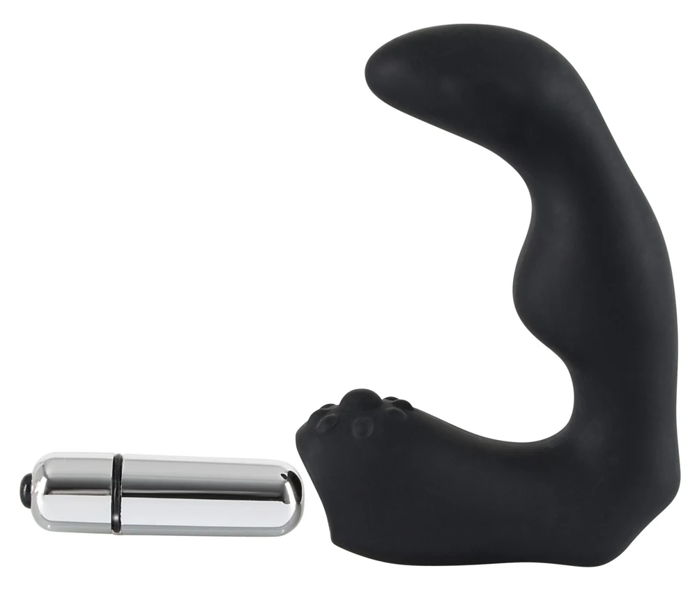 L-vormige prostaat vibrator met afneembaar vibro-ei