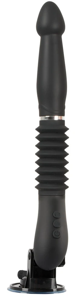 Vibrator met zuigvoet en afstandsbediening