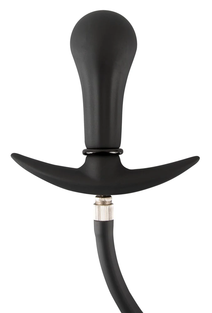 Opblaasbare anale plug met pompbal