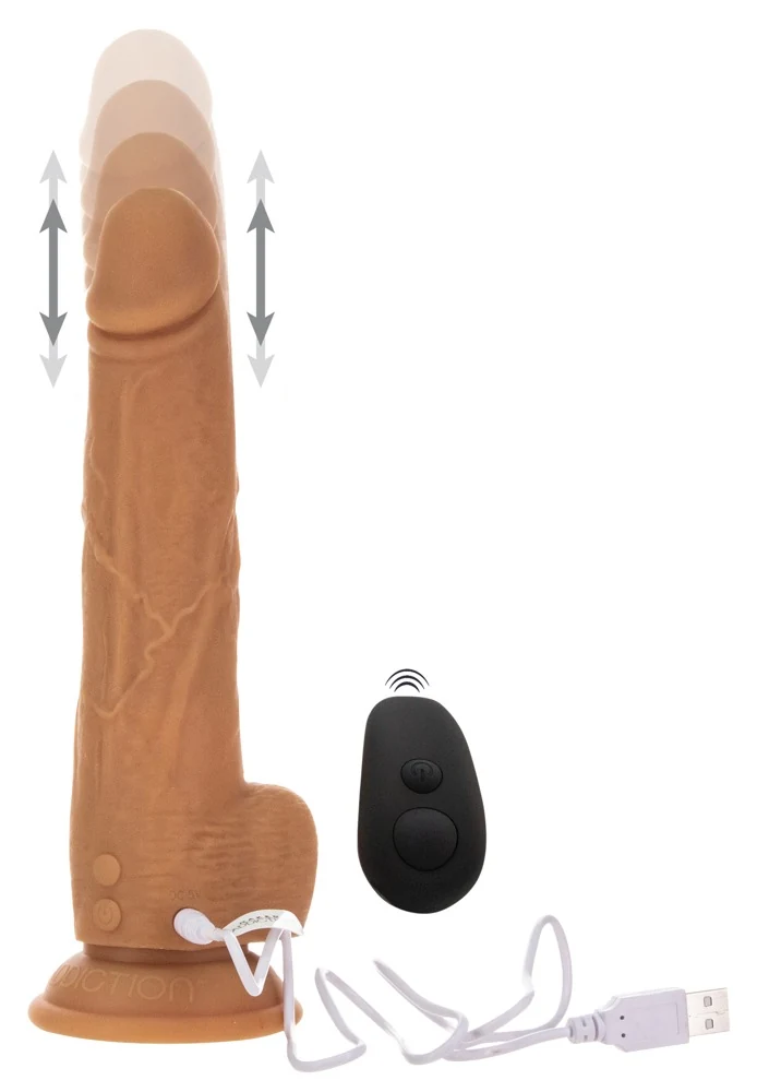 Naked Addiction 9 inch thrusting vibrator