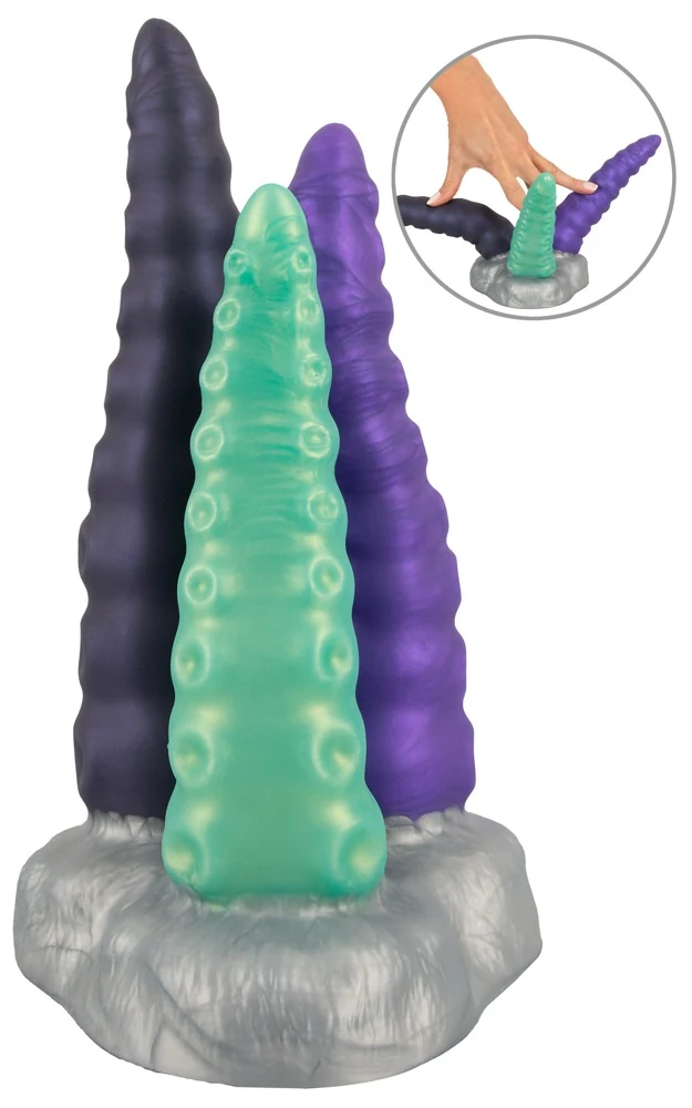 Beasty Cocks Triple Tentacle Dildo Trio