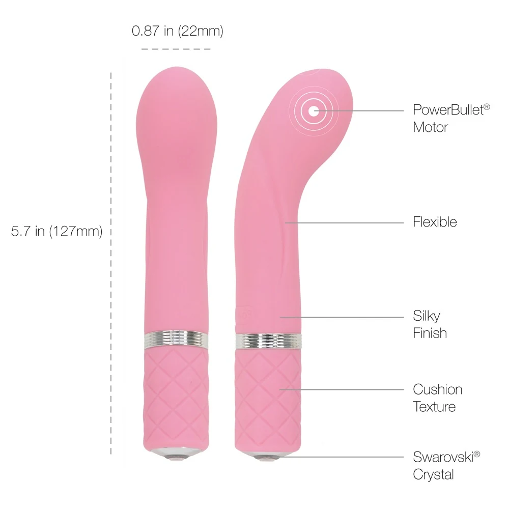 Pillow Talk Slim Racy Luxurious Mini Massager