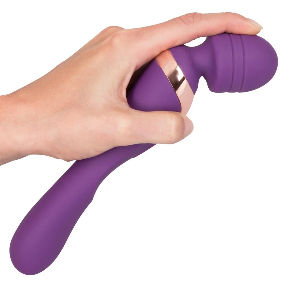 Dubbelzijdige vibrator met kogelkop