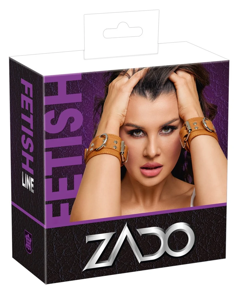 ZADO leren handboeien natuurlijke look