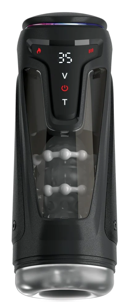 PDX Elite Moto-Bator Pro masturbator met vibratie en warmte