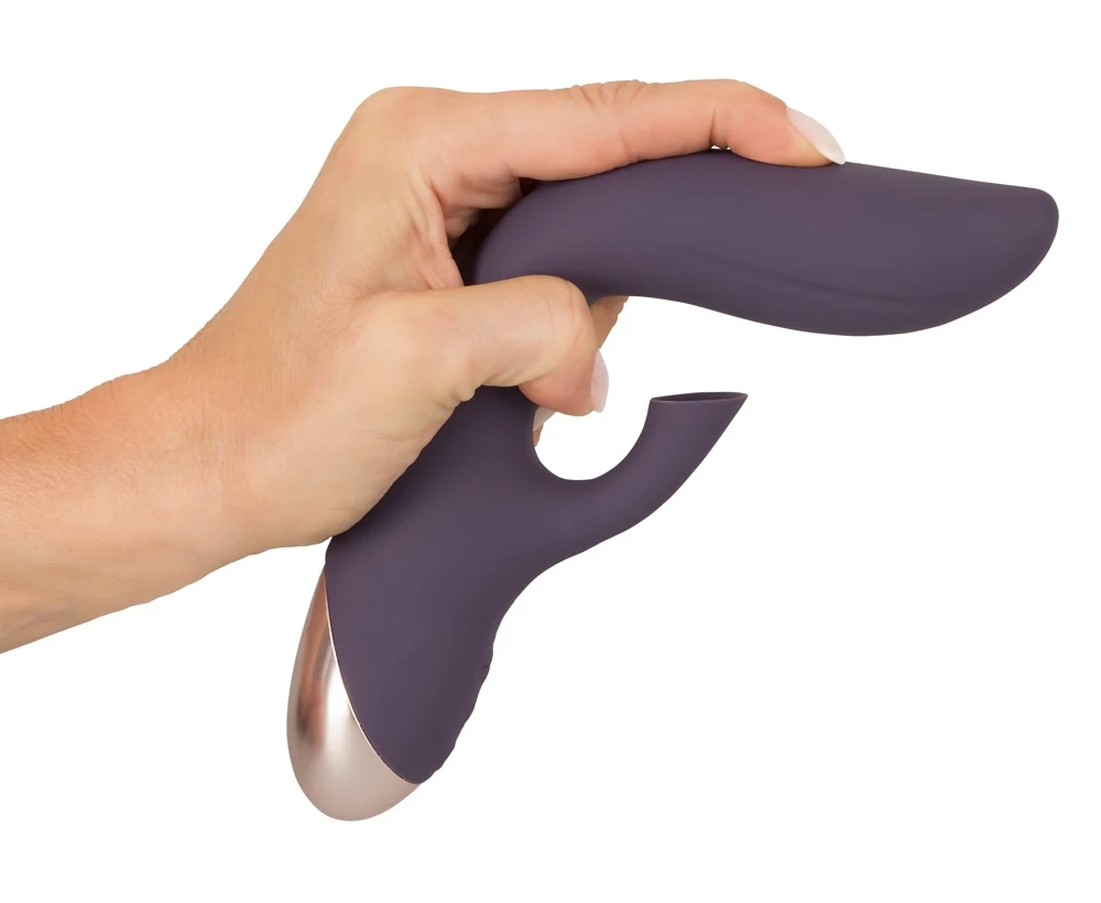 Clitoriszuiger met G-spot vibrator oplaadbaar