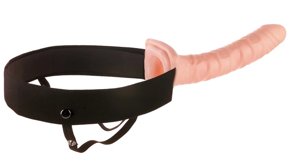 Holle dildo met verstelbare band 25 cm