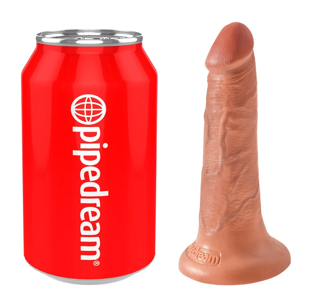 Realistische dildo met zuigvoet 14 cm