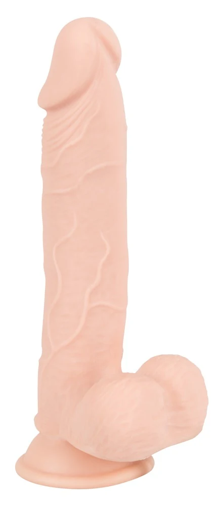 Flexibele dildo met zuigvoet 24 cm