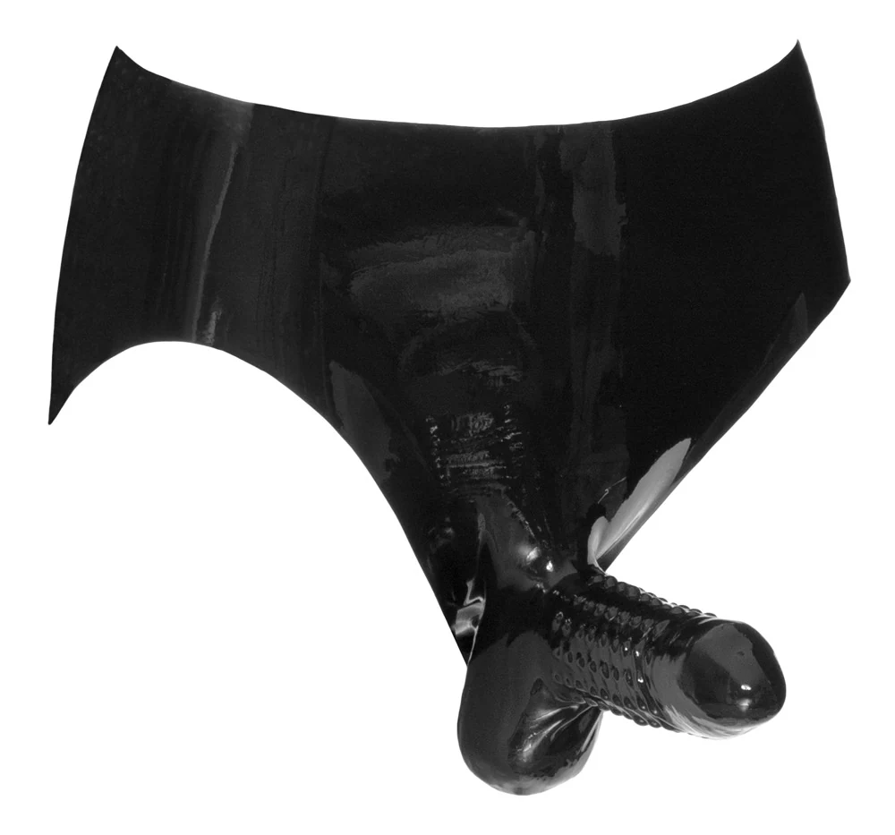 Latex slipje met gestructureerde sleeve