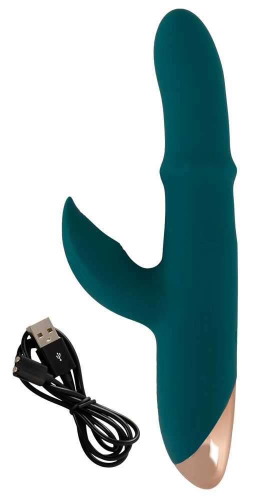 Thumping Rabbit Vibrator met bewegende ring