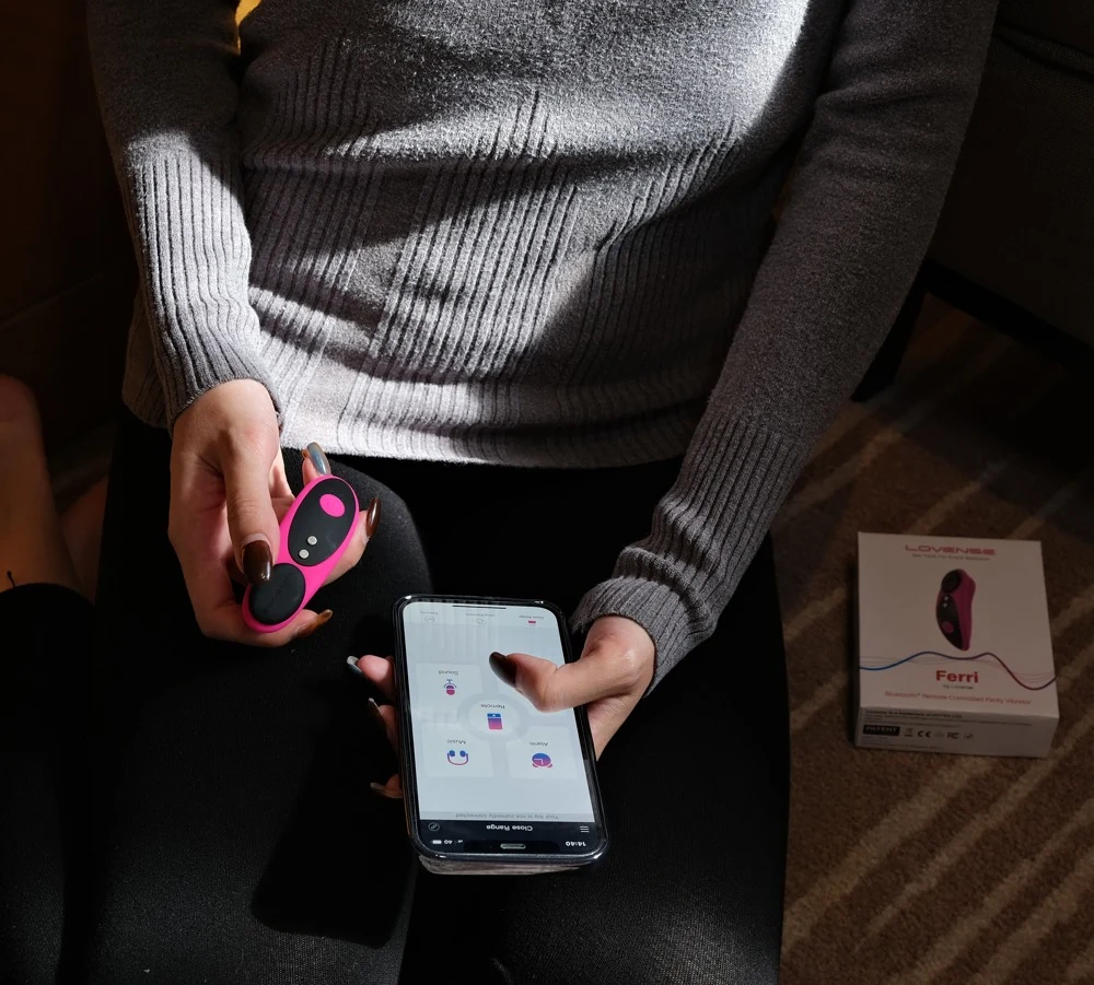 Lovense Ferri slipvibrator met app-bediening