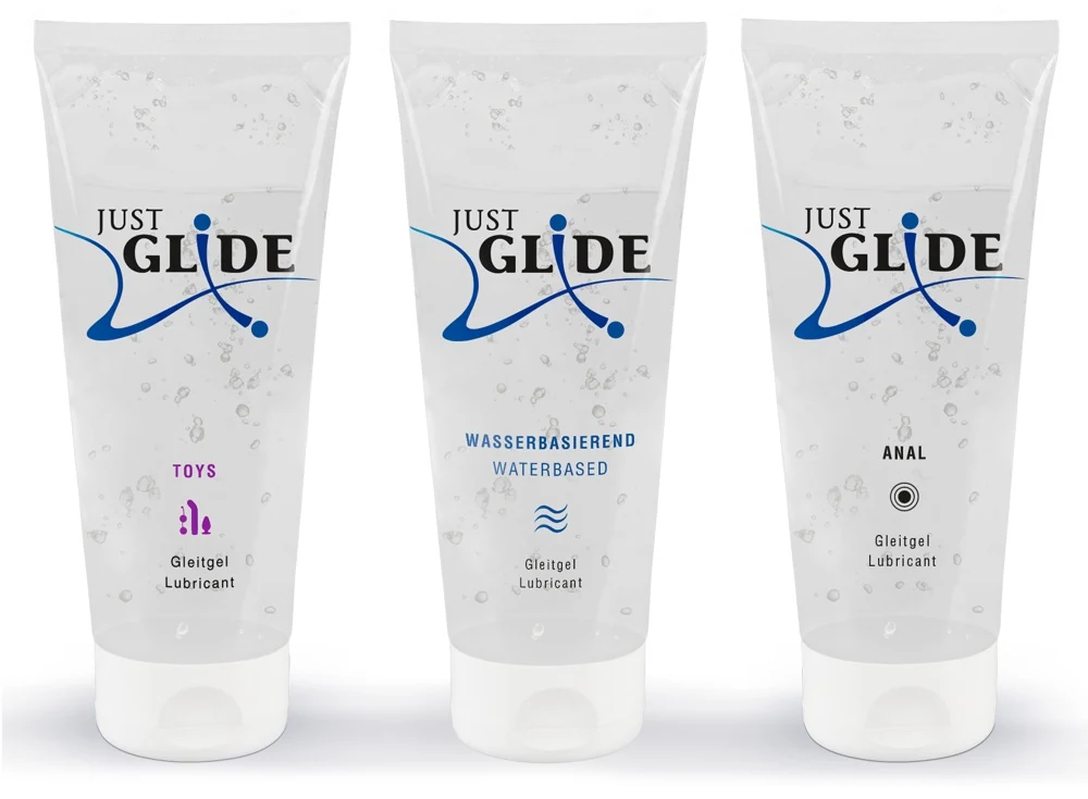 Just Glide glijmiddel set 3 x 200 ml