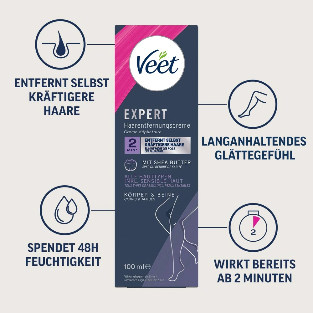 Veet EXPERT Ontharingscrème 100 ml