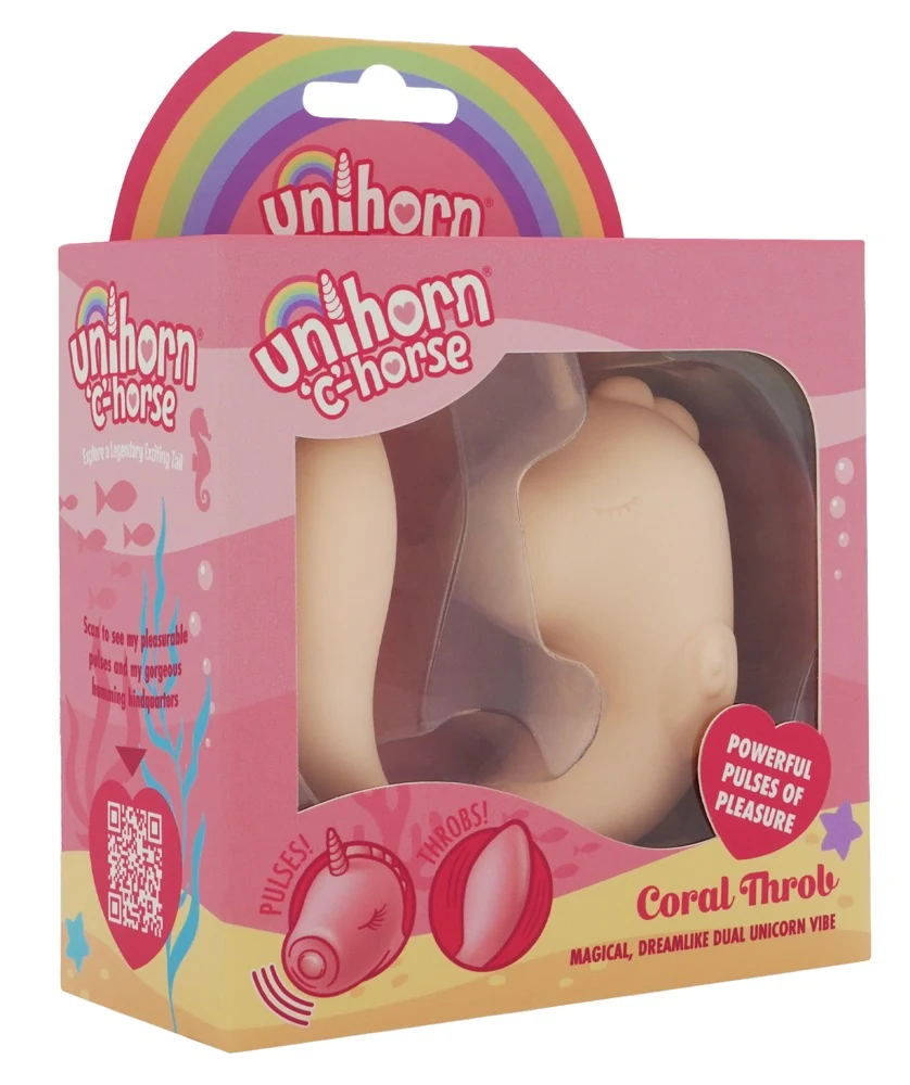 Unihorn C-Horse Coral Throb dubbele vibrator