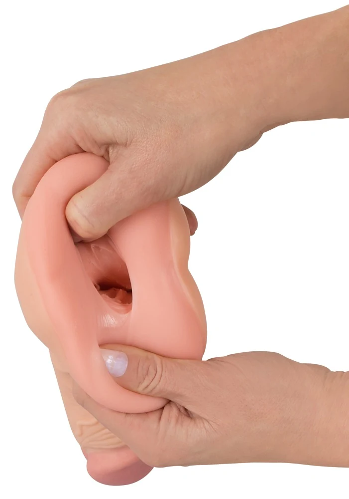 Penisvergroting sleeve en masturbator 21 cm