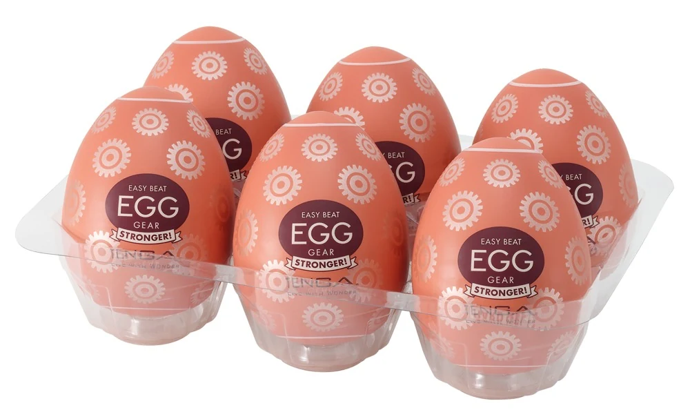 Tenga Egg Gear Stronger 6 Stuks