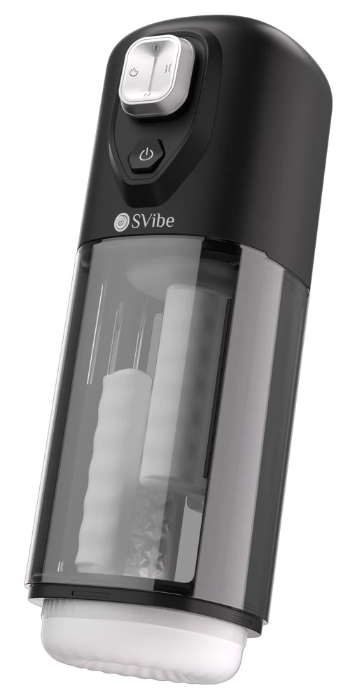 SVibe IKON VOLT masturbator met vibratie, massage en warmte