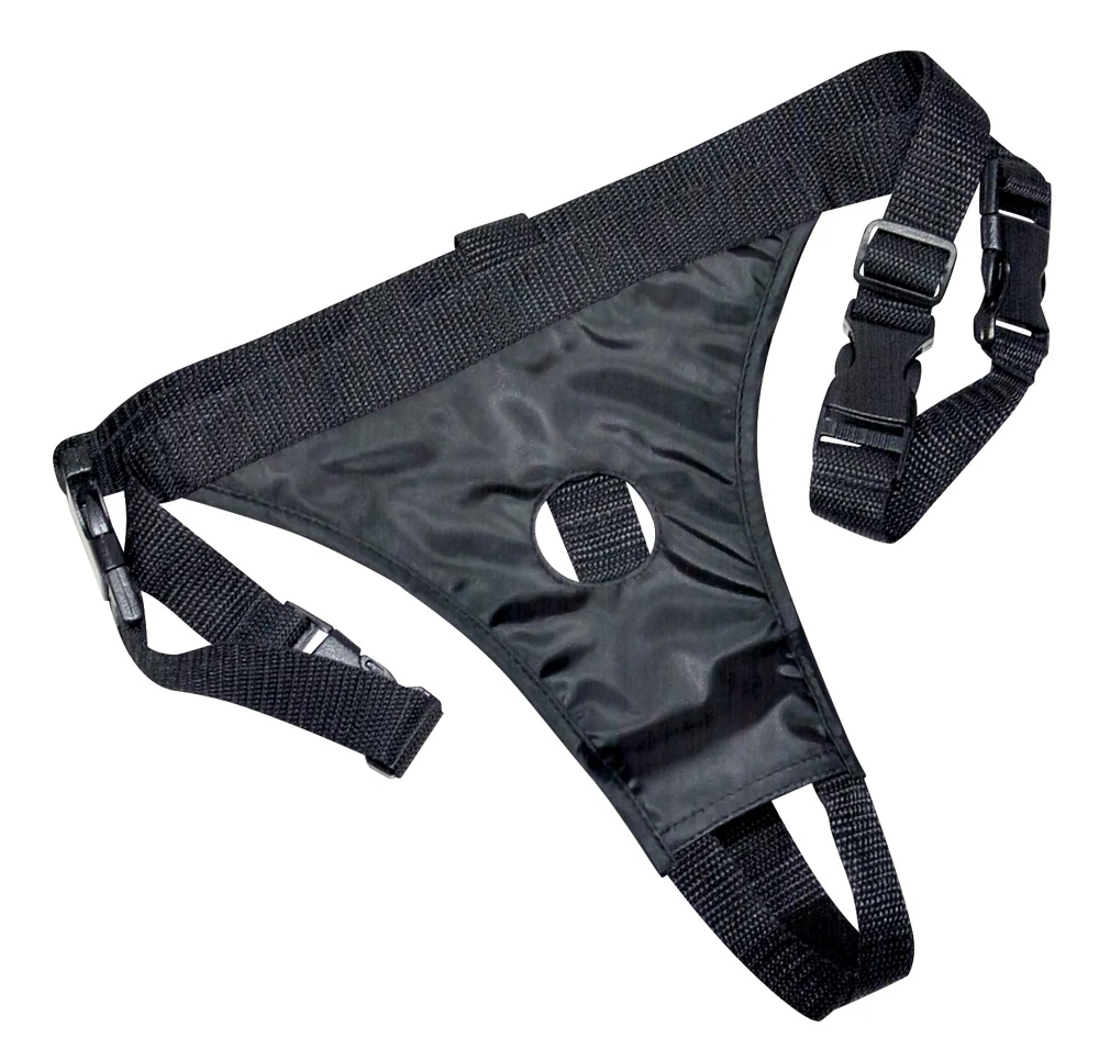 Dubbele strap-on dildo met verstelbare band