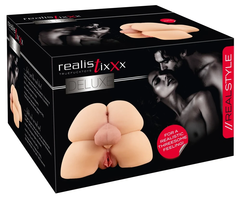 Realistische dubbele torso masturbator van TPE