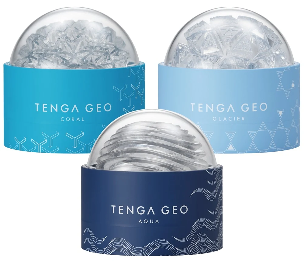 TENGA GEO CORAL herbruikbare masturbator transparant
