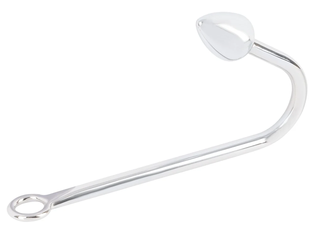 Anaalplug met haak van aluminium
