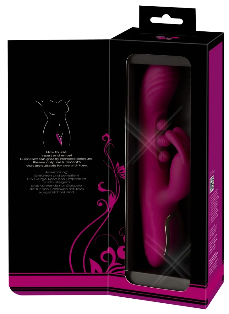 Javida rabbit vibrator met klopfunctie