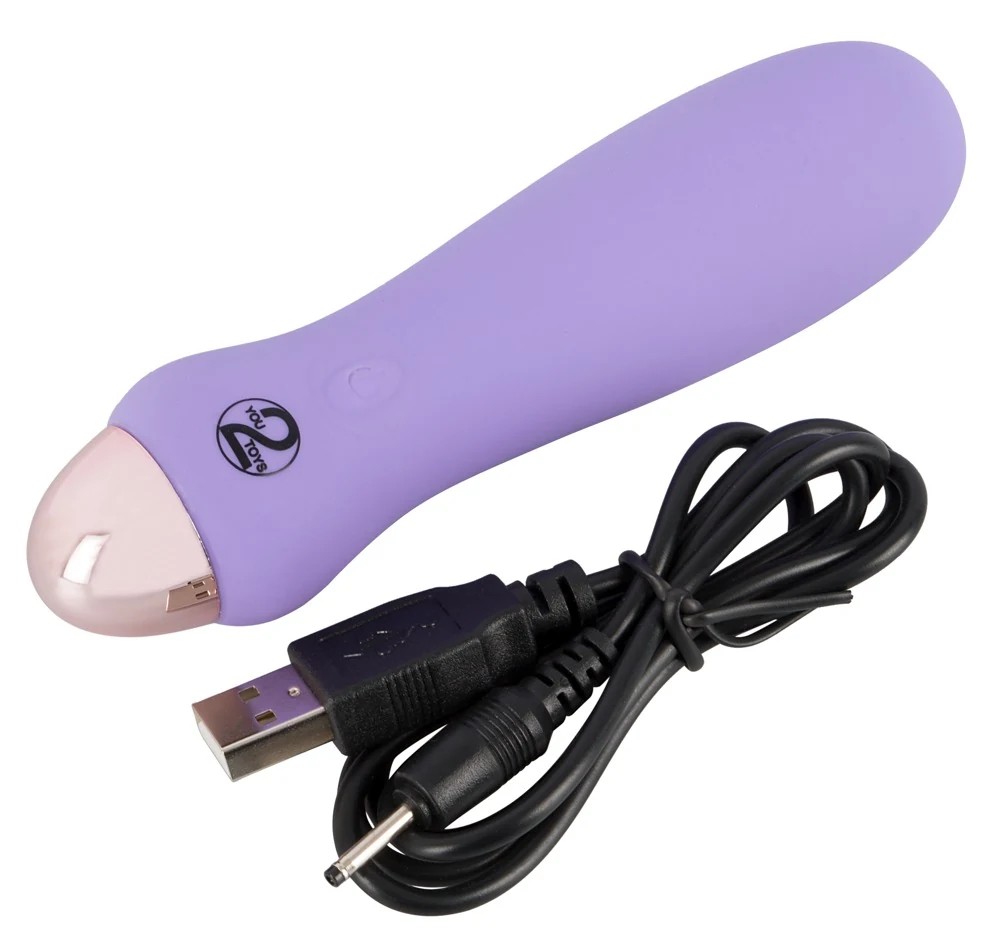 Paarse mini vibrator oplaadbaar