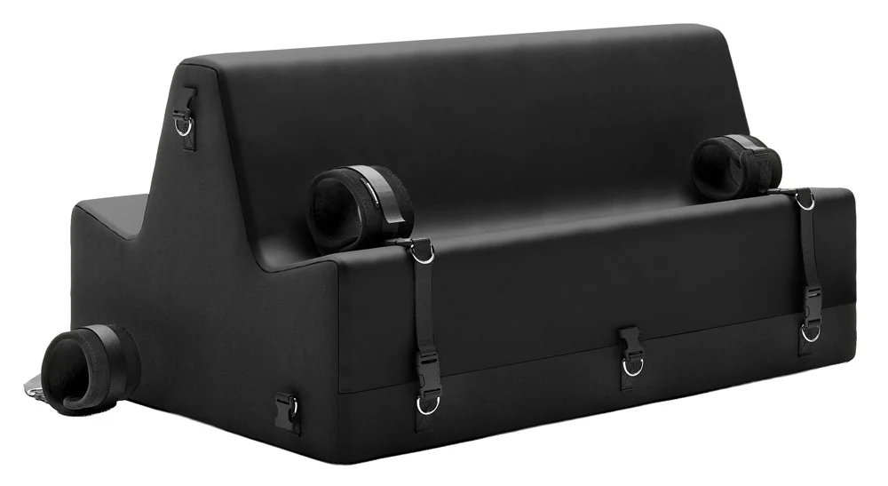 Liberator Steed bondage bank met boeien en oogmasker