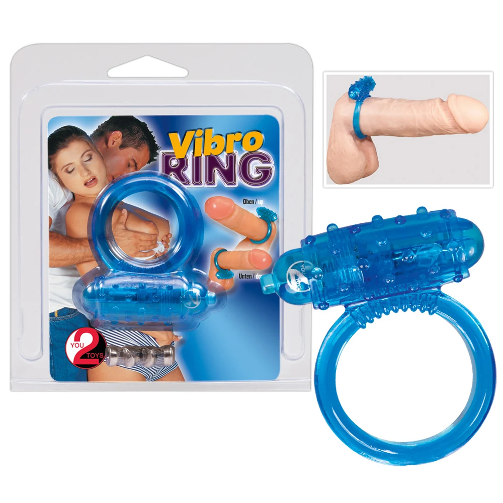 Cockring met verwijderbare minivibrator