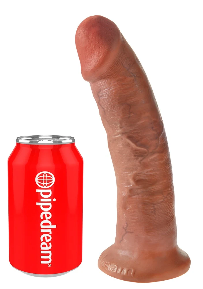 Realistische dildo met zuigvoet 24 cm