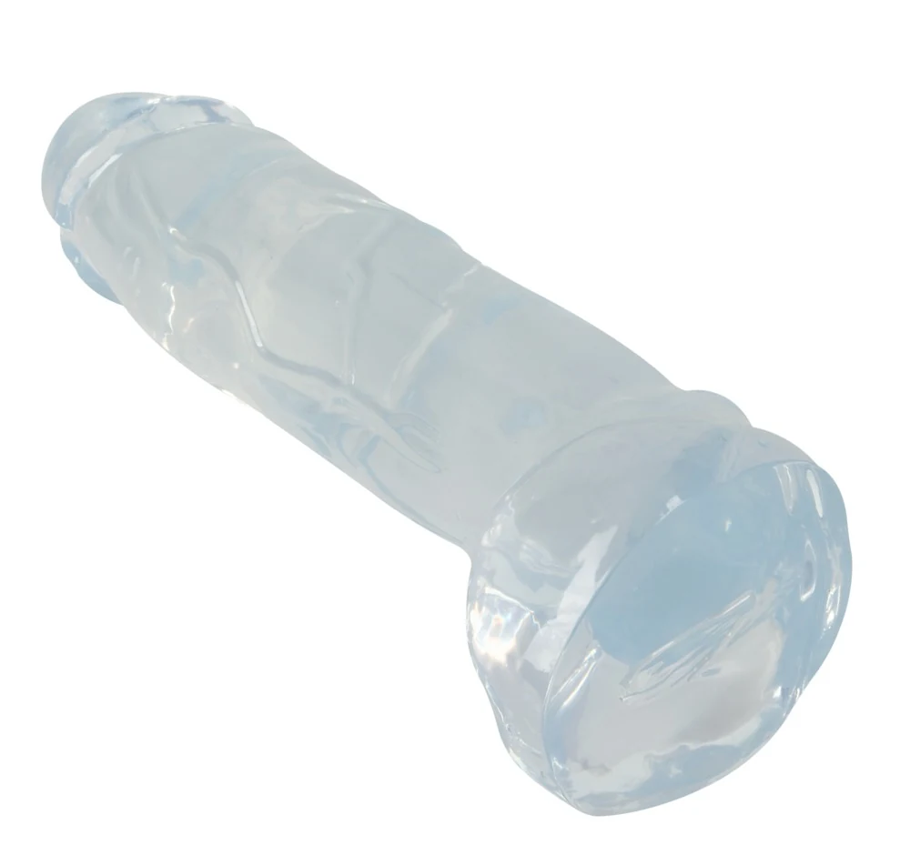 Crystal Clear Big Dong transparante dildo 21,5 cm