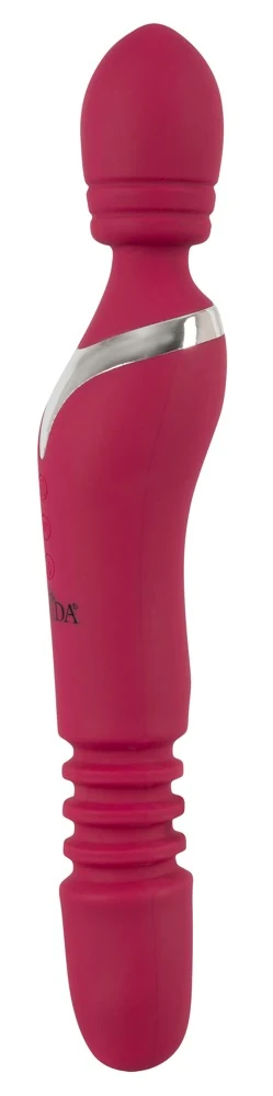Verwarmende massagestaaf met vibratie en rotatie