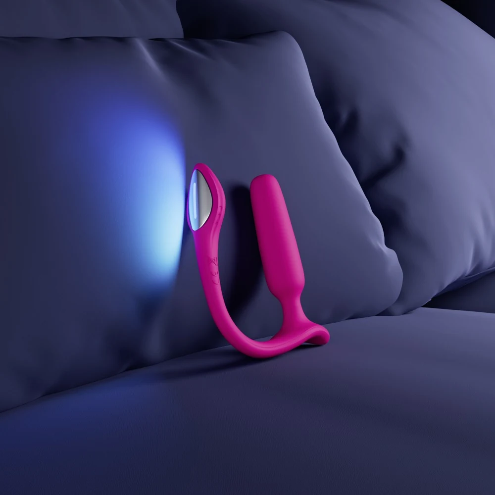 Lovense Lush Anal Bluetooth plug vibrator met LED