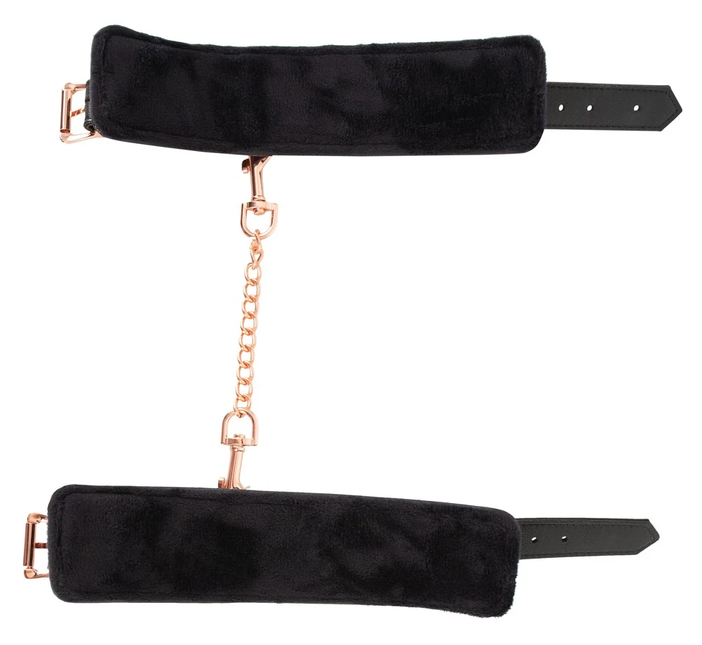 Bad Kitty handboeien met roségoudkleurige ketting