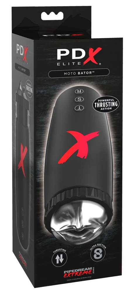 Moto Bator masturbator met vacuümfunctie